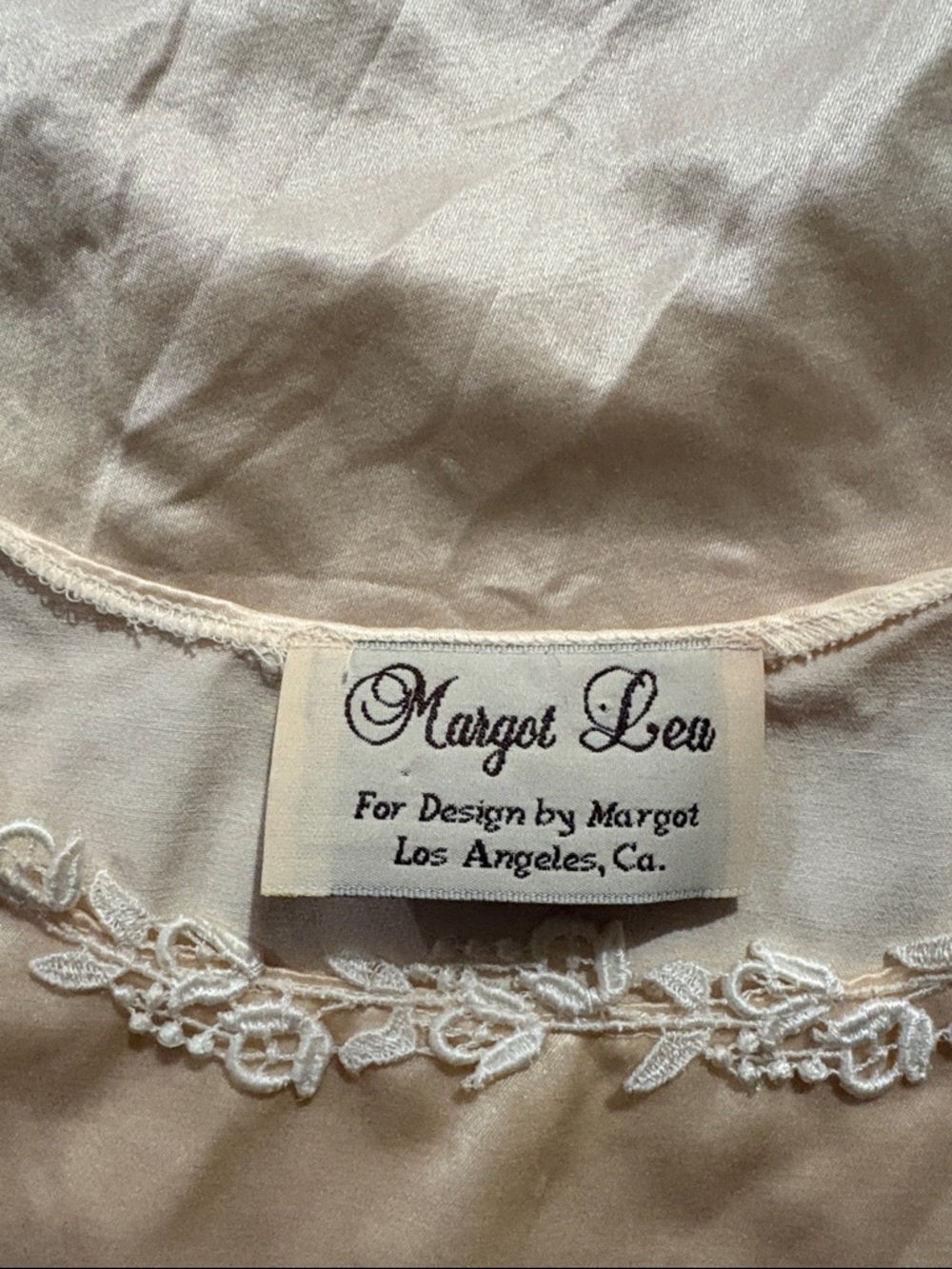 margot Cream Lace-Trim Midi Dress